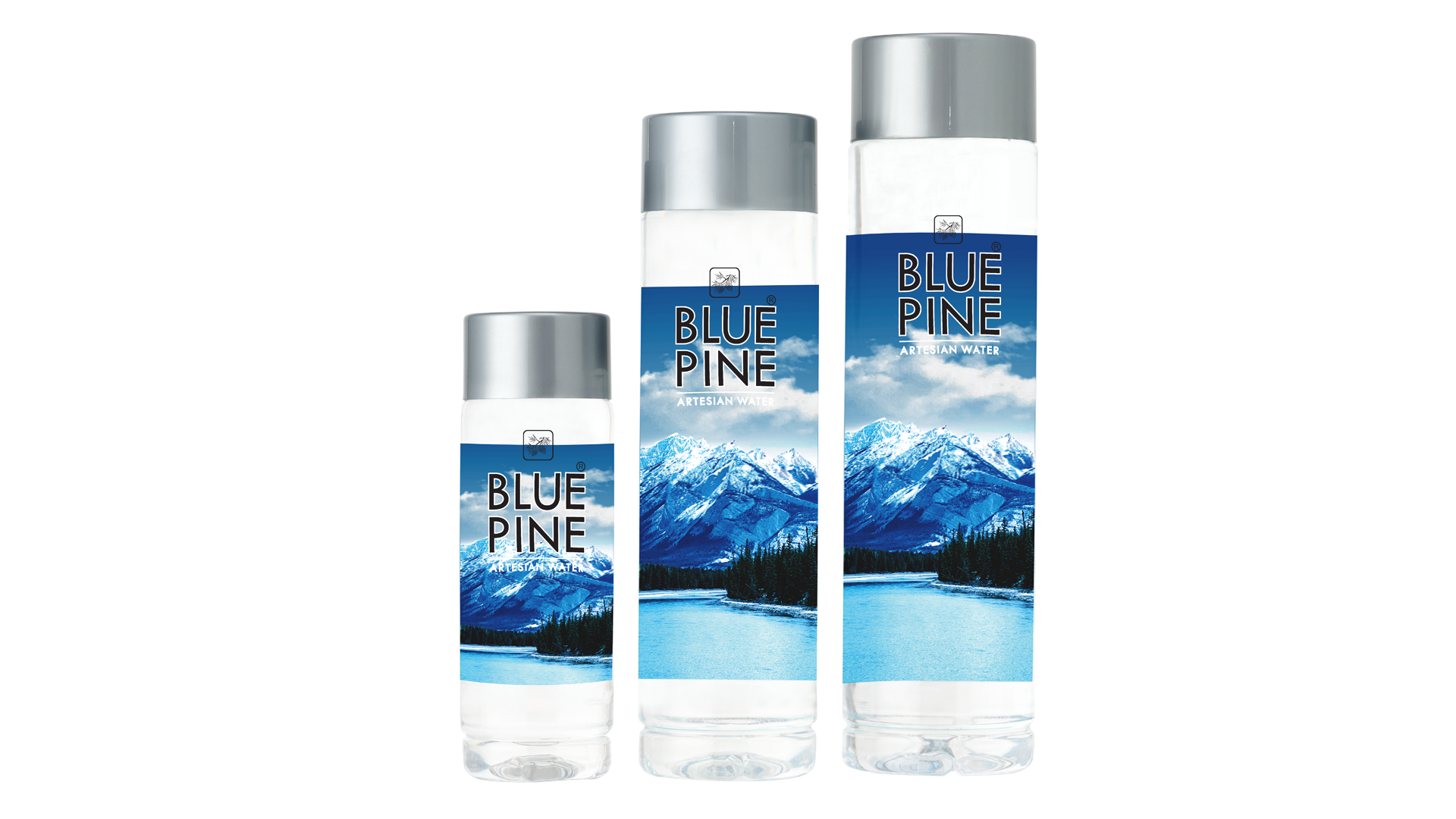 BLUE PINE GLASS RANGE WITH OVERCAP